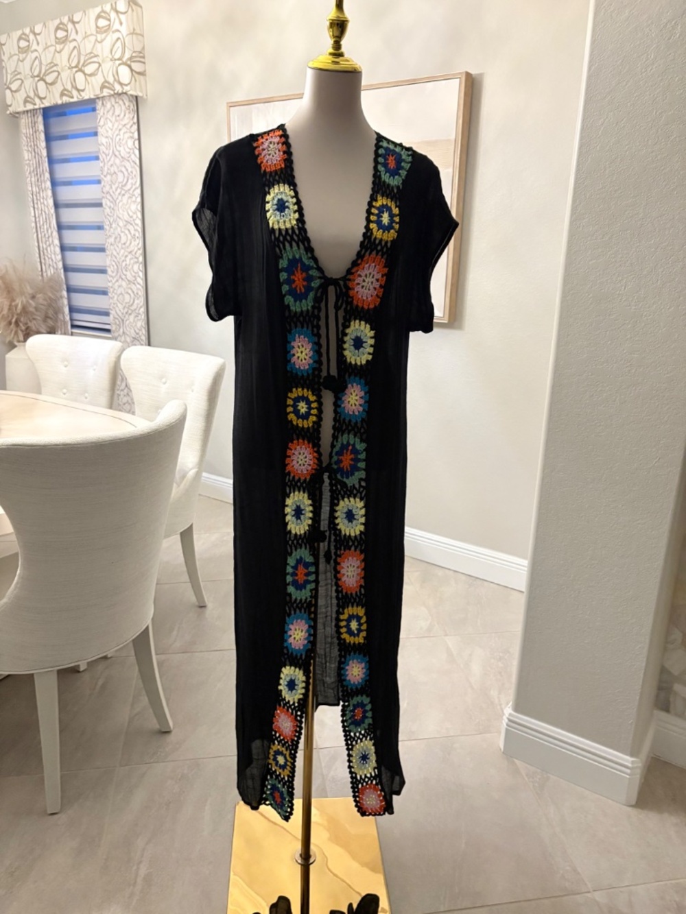 NWT Elan Crochet Cover up Dress